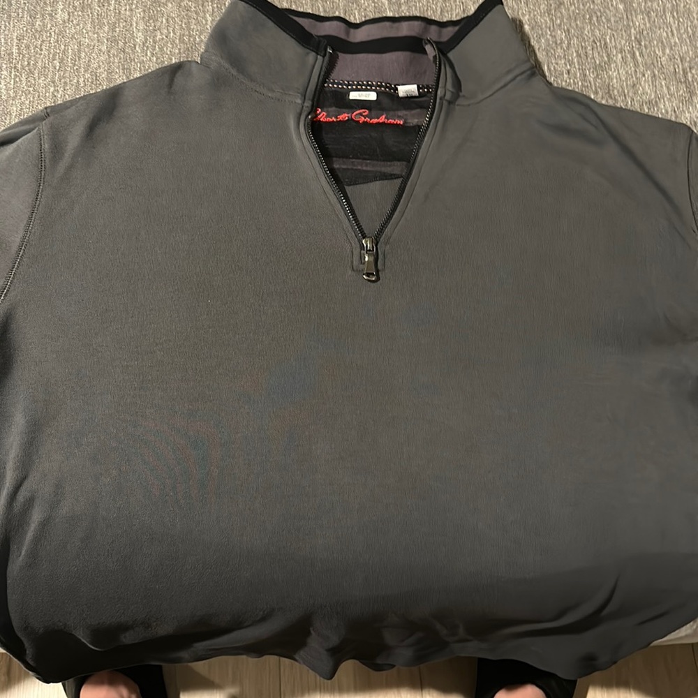 Robert Graham 1/4 zip sweater.